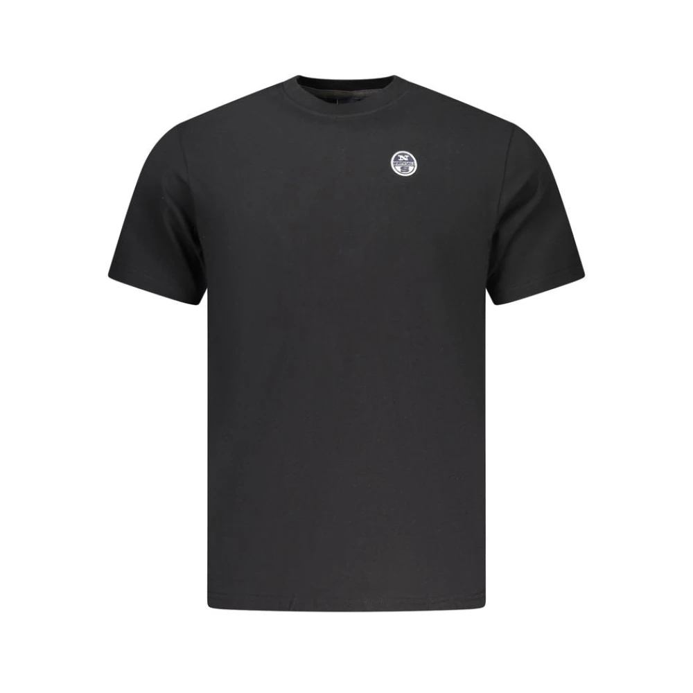 North Sails Men's Black T-Shirts, 2XL, Crew Neck T-Shirt