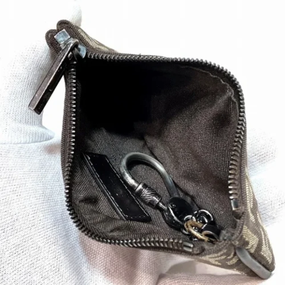 Fendi Vintage Pre-owned Canvas wallets Brown Dames