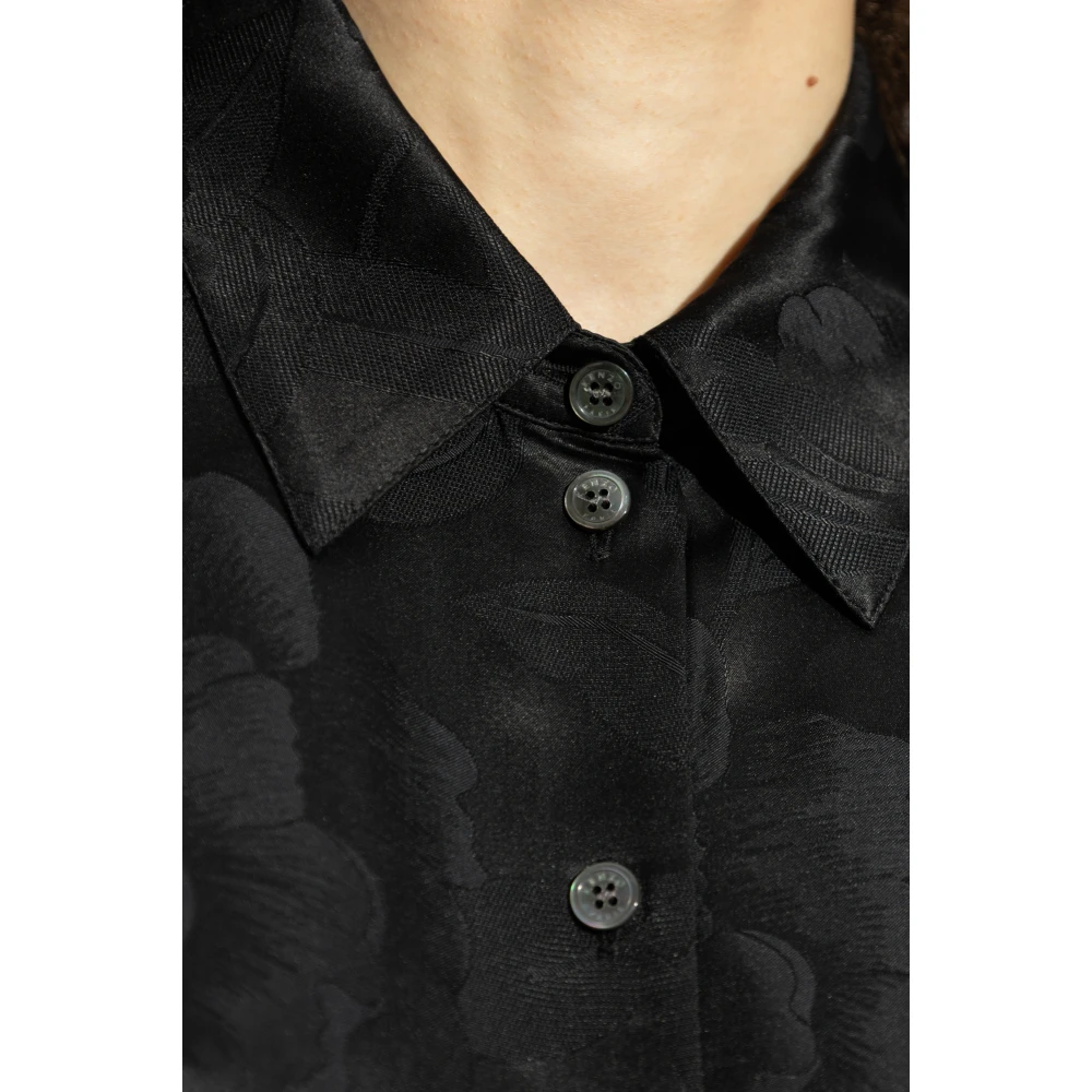 Kenzo Jurk met bloemenpatroon Black Dames