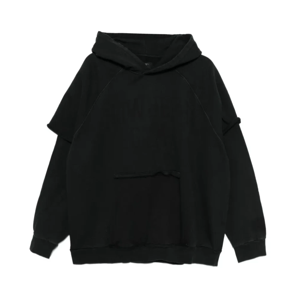 Champion Men's Black Hooded Sweatshirt - Hoodies - M - Sweatshirts & Hoodies