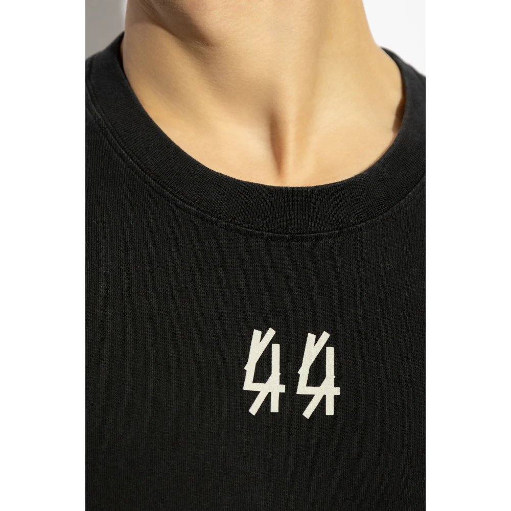 44 Label Group T-shirt met logo Black Heren