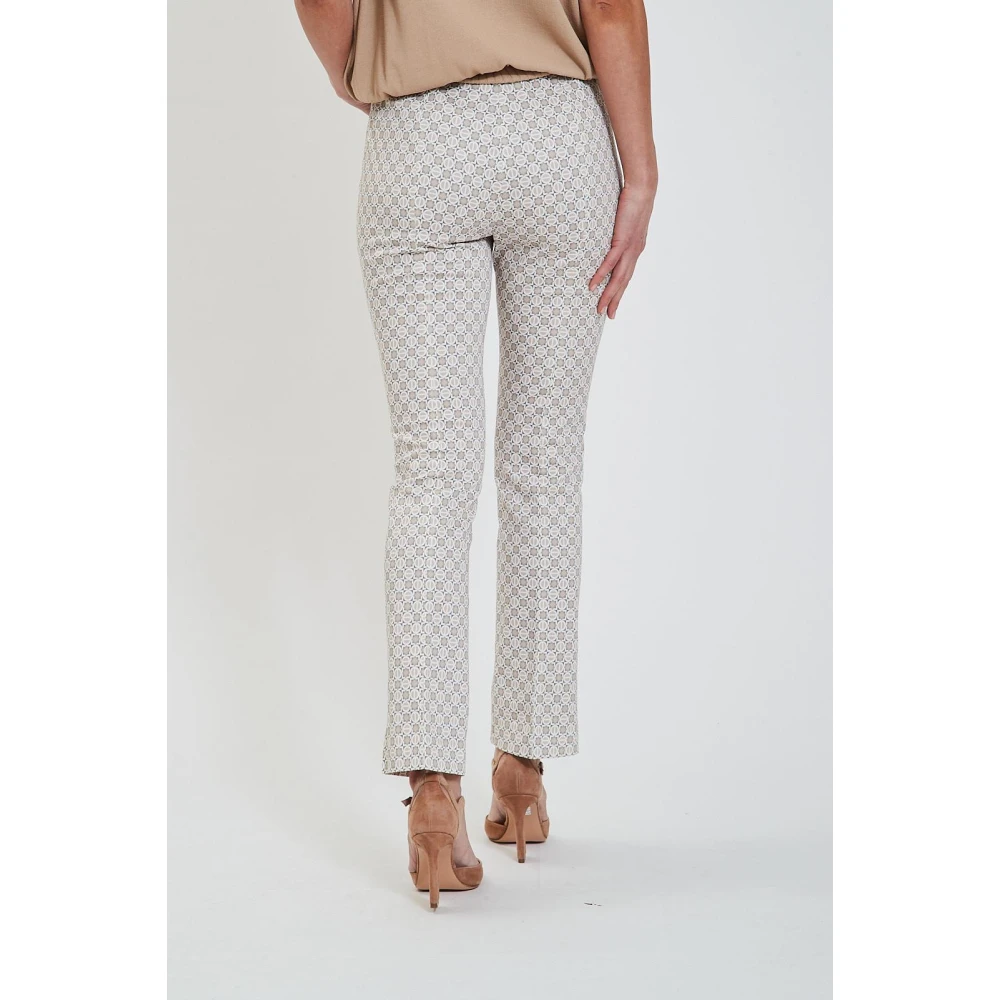 Via Masini 80 Stijlvolle Broek Beige Dames