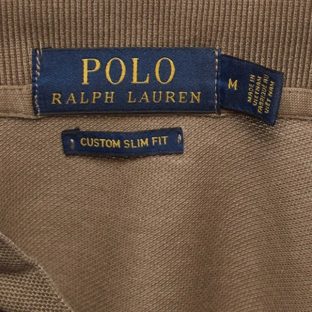 Ralph Lauren Pre-owned Cotton tops Brown Heren