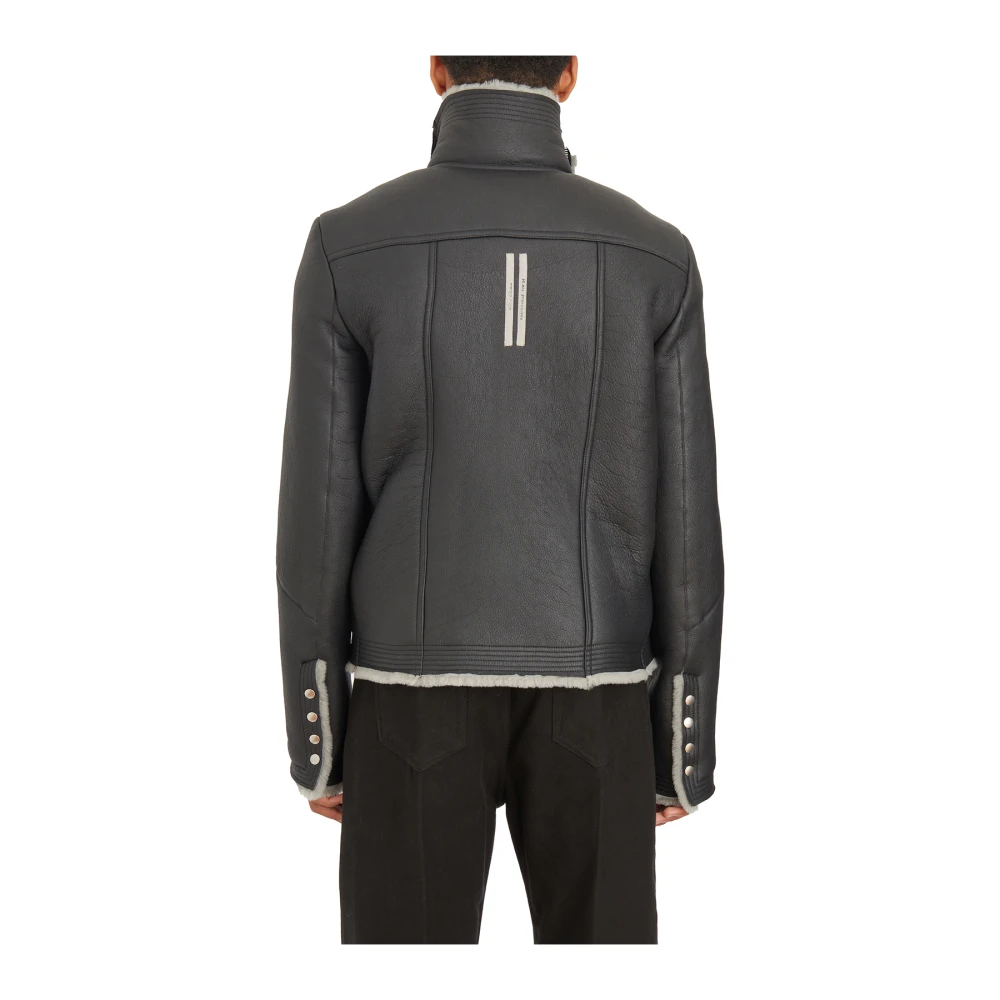 Rick Owens Zwart Parel Bauhaus Jas Gray Heren
