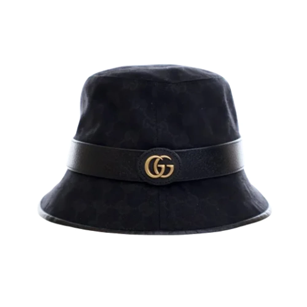 Gucci Vintage Pre-owned Fabric hats Black Dames