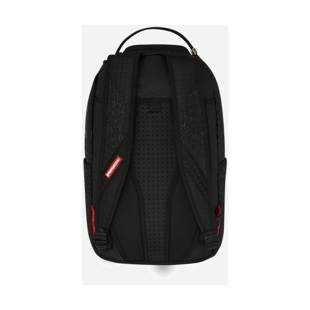 Sprayground Monochrome Rugzak met Voor- en Zijvakken Black Unisex