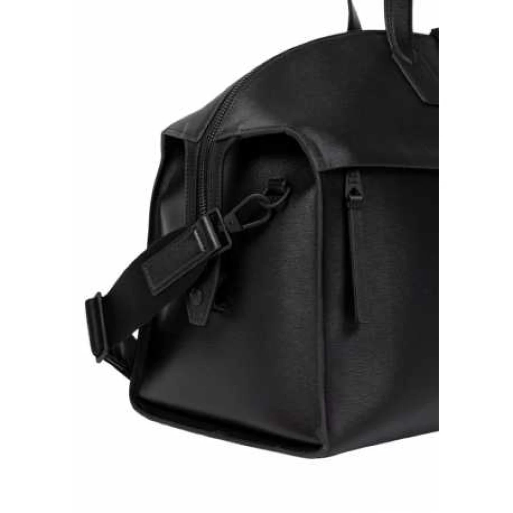 Paul Smith Weekendtas van generfd leer met laptopvak Black Unisex