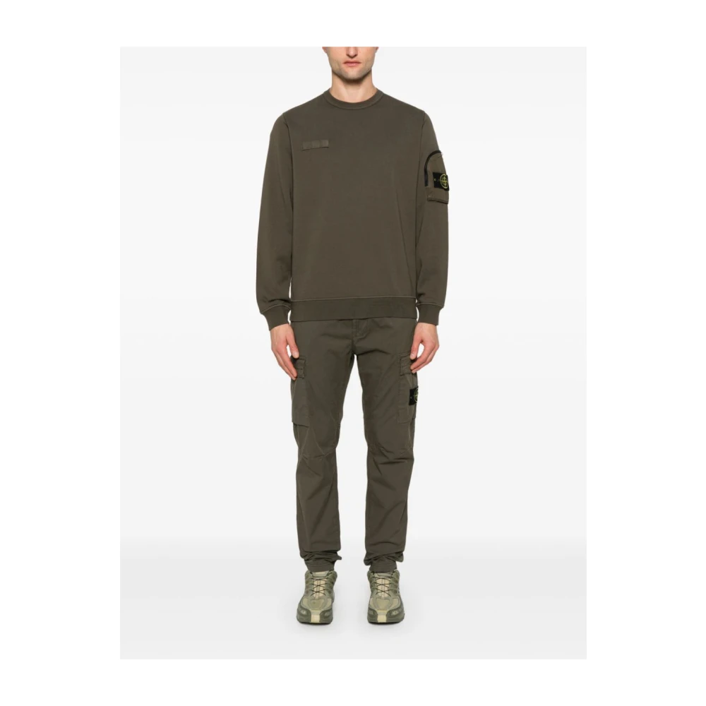 Stone Island Groene Sweater Casual Stijl Green Heren