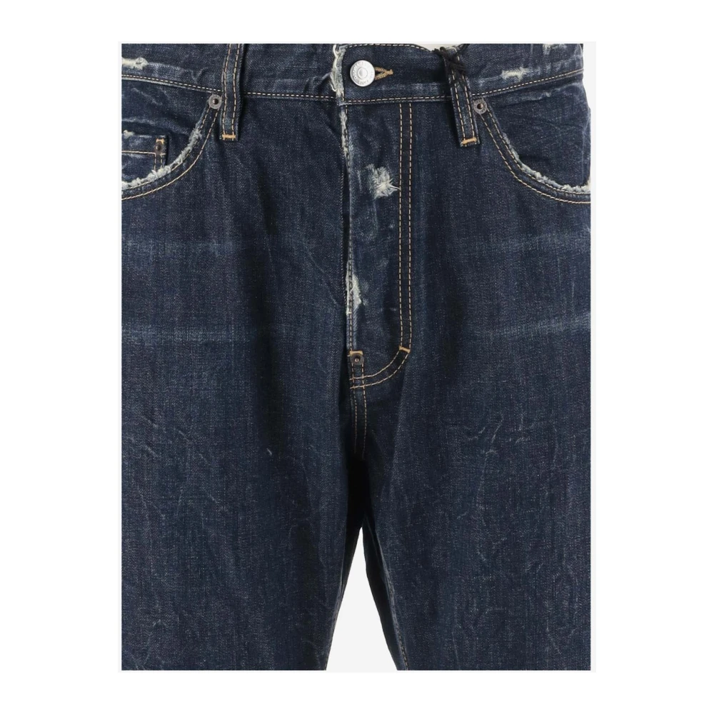 Dsquared2 Stijlvolle Herenmode Shirt Blue Heren