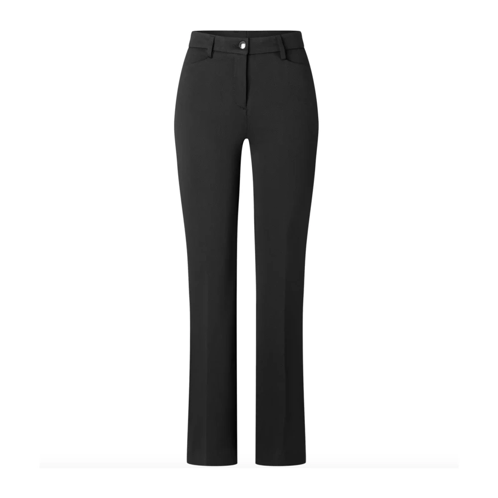 MAC Zwarte Bella Bootcut Broek Black Dames