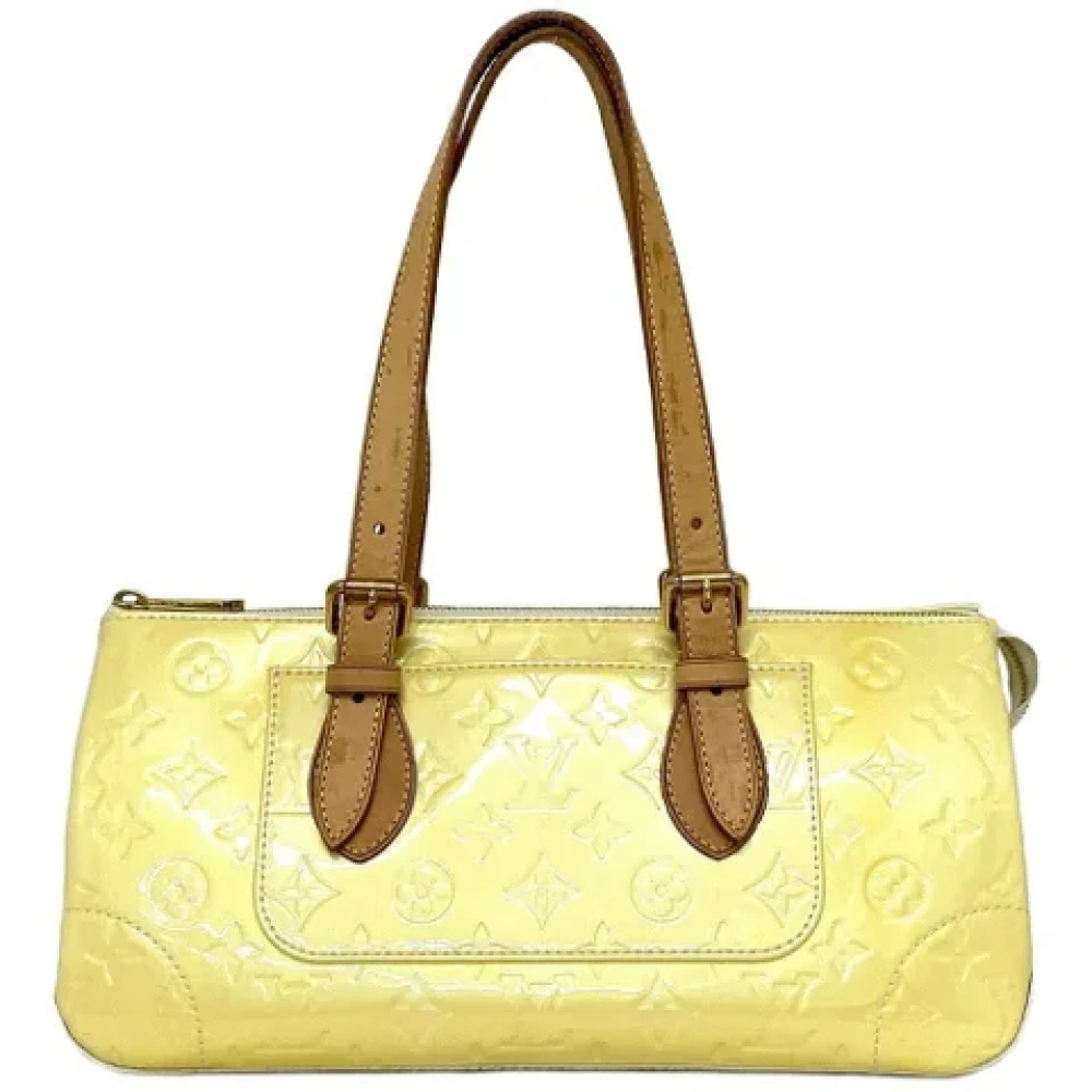 Louis Vuitton Vintage Pre-owned Canvas shoppers Yellow Dames