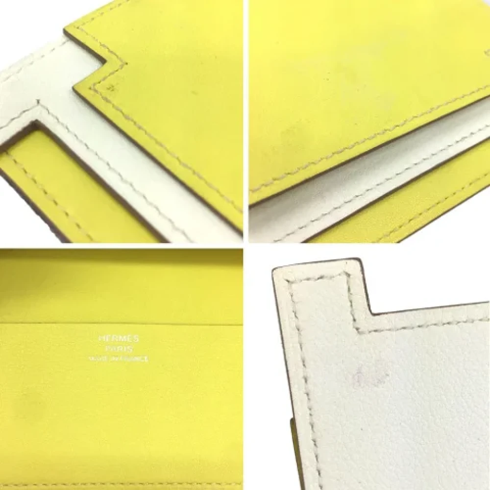 Hermès Vintage Pre-owned Leather home-office Yellow Dames