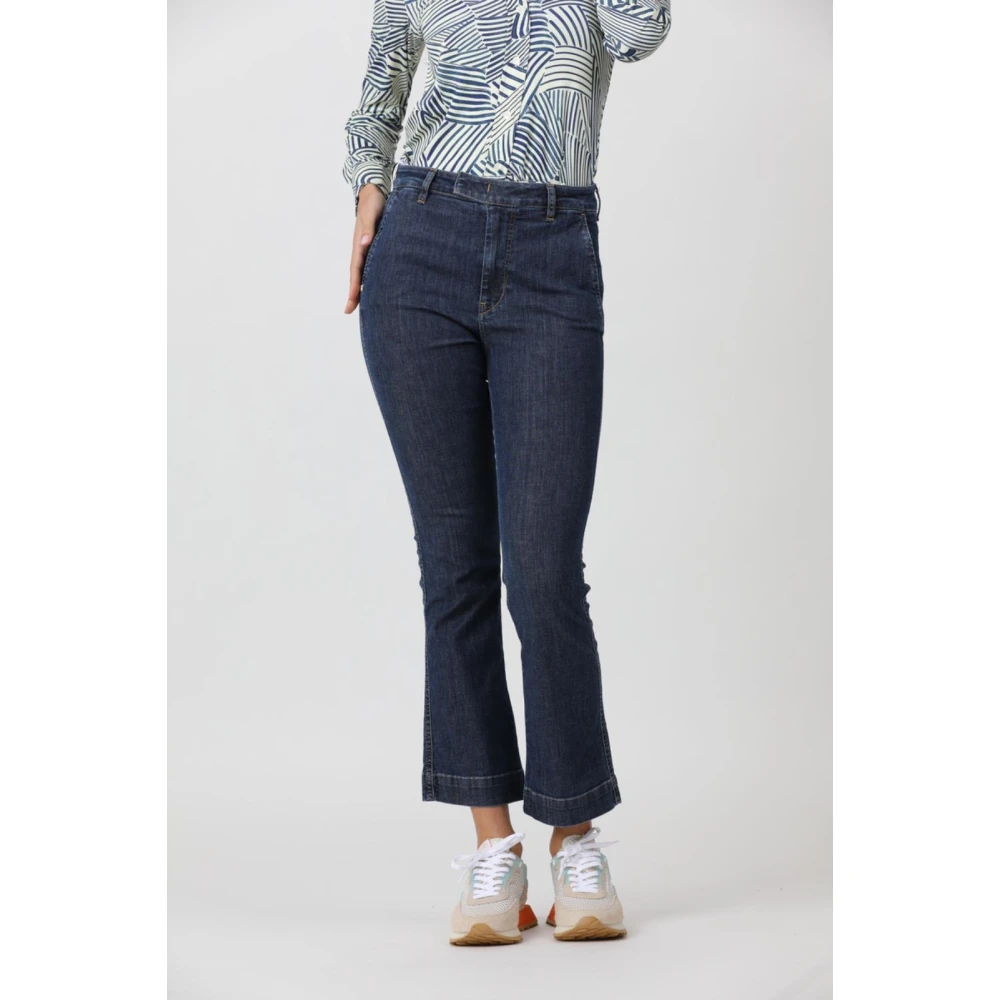 Re-Hash Monica-Z Broek Blue Dames