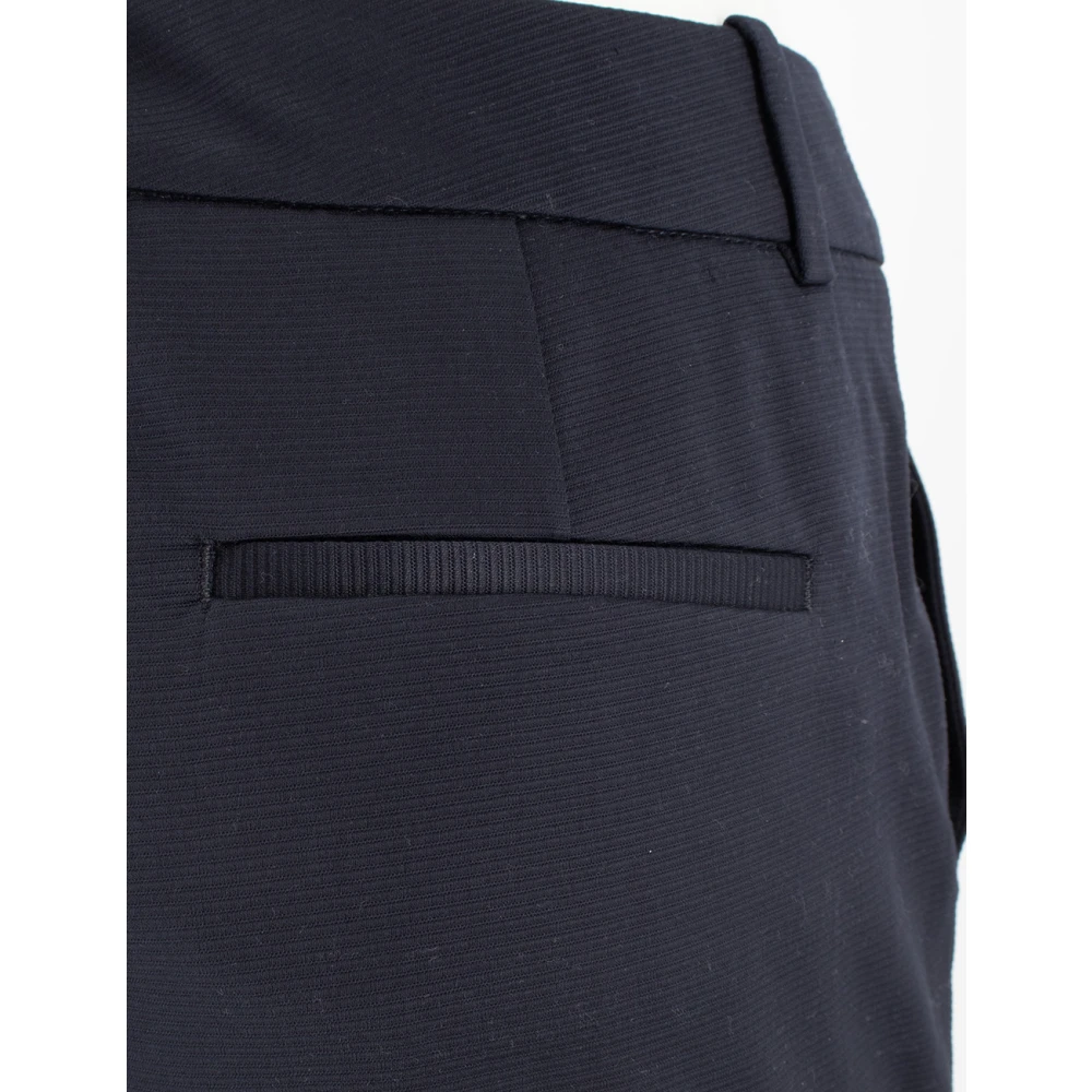 PESERICO Wide Trousers Blue Dames