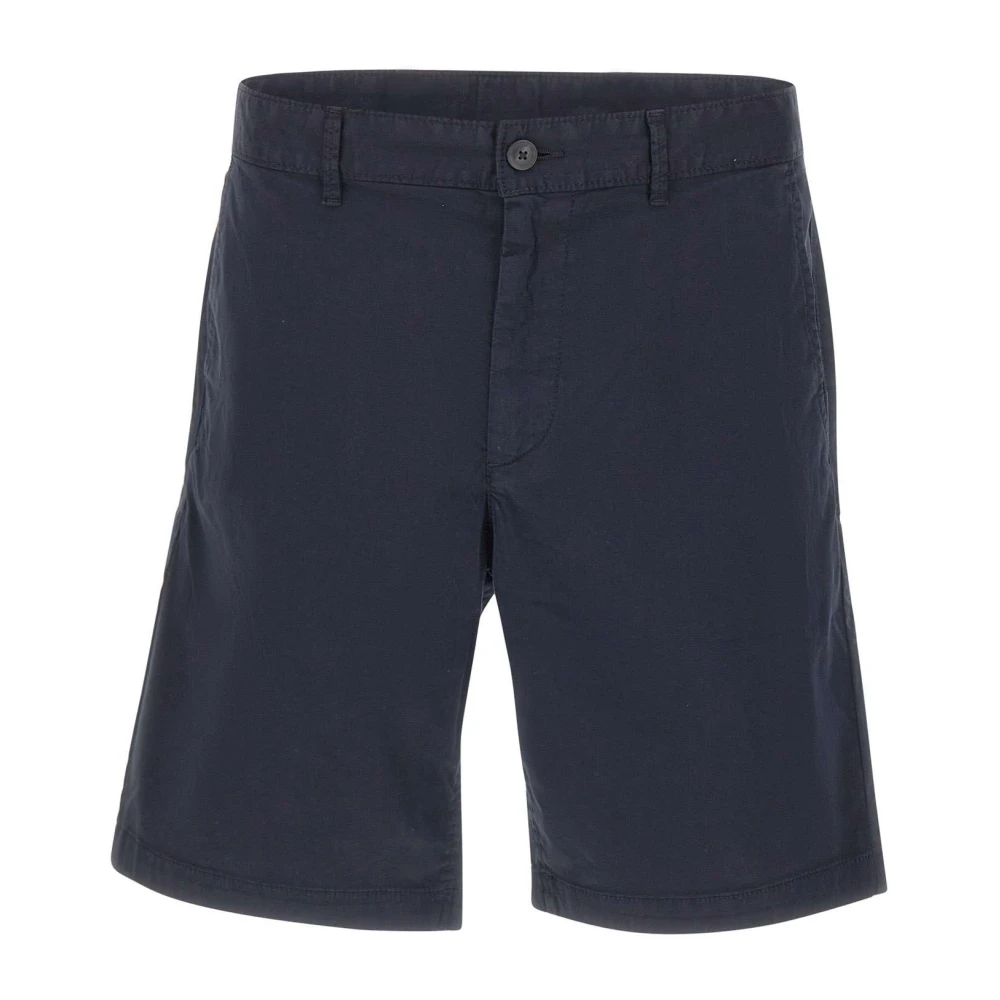 Hugo Men's Blue Bermuda Shorts - Casual Shorts - W33 - Shorts