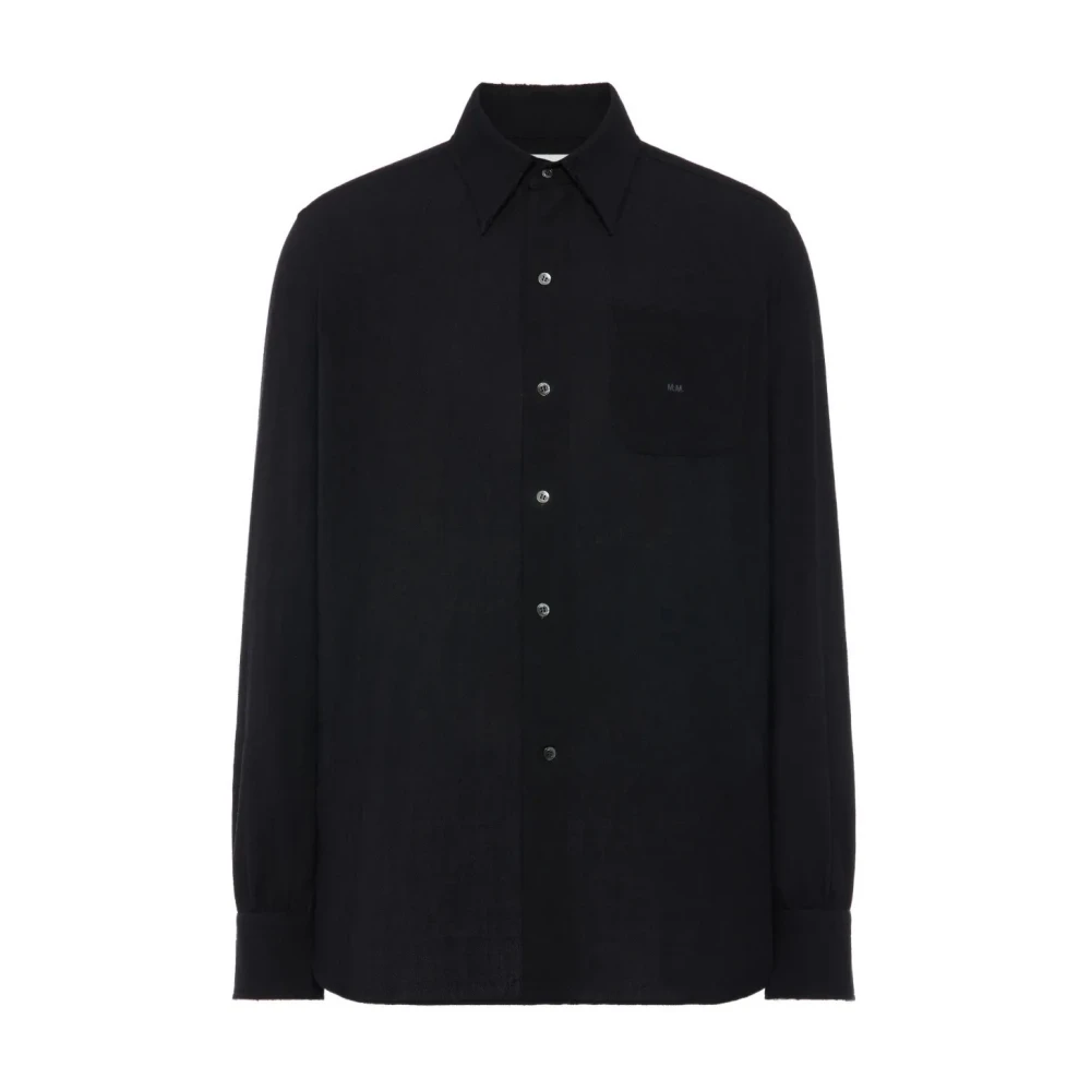Maison Margiela Uomo Nero Long-Sleeved Shirt