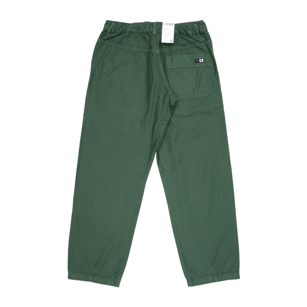Edwin Comfortabele katoenen broek Green Heren