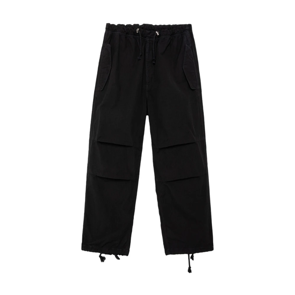 Amish Ripstop Parachute Katoenen Broek Black Heren