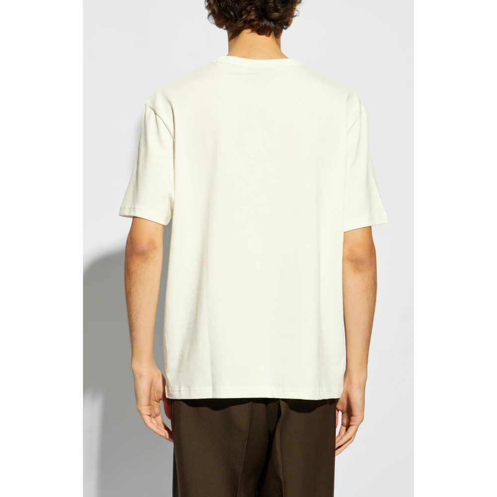 A.p.c. T-shirt Boxy Beige Heren