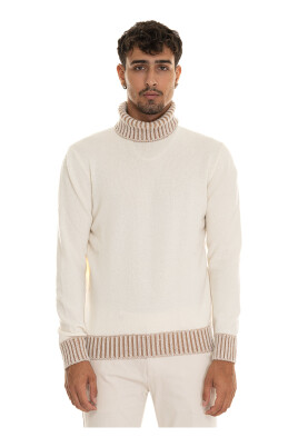 melange-turtleneck-pullover-with-color-contrast
