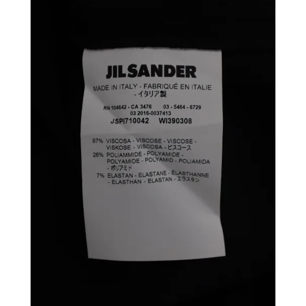 Jil Sander Pre-owned Viscose dresses Black Dames