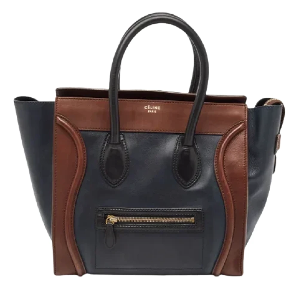 Celine Vintage Pre-owned Leather celine-bags Black Dames