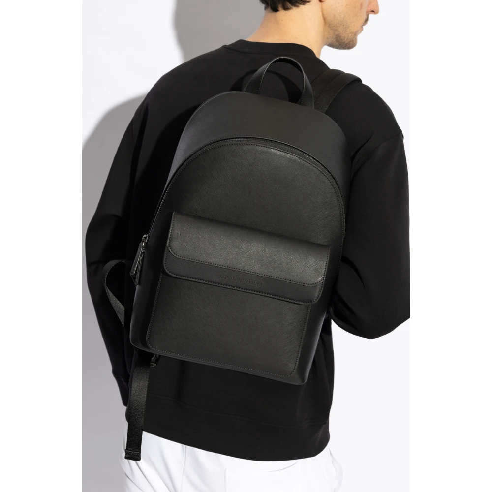 Emporio Armani Rugzak uit de collectie Black Heren