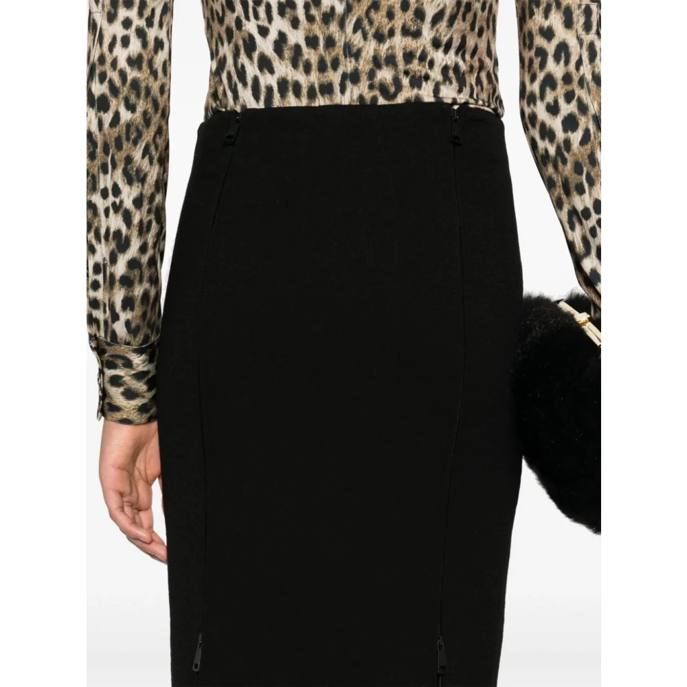 N21 Stoffen Rok Black Dames