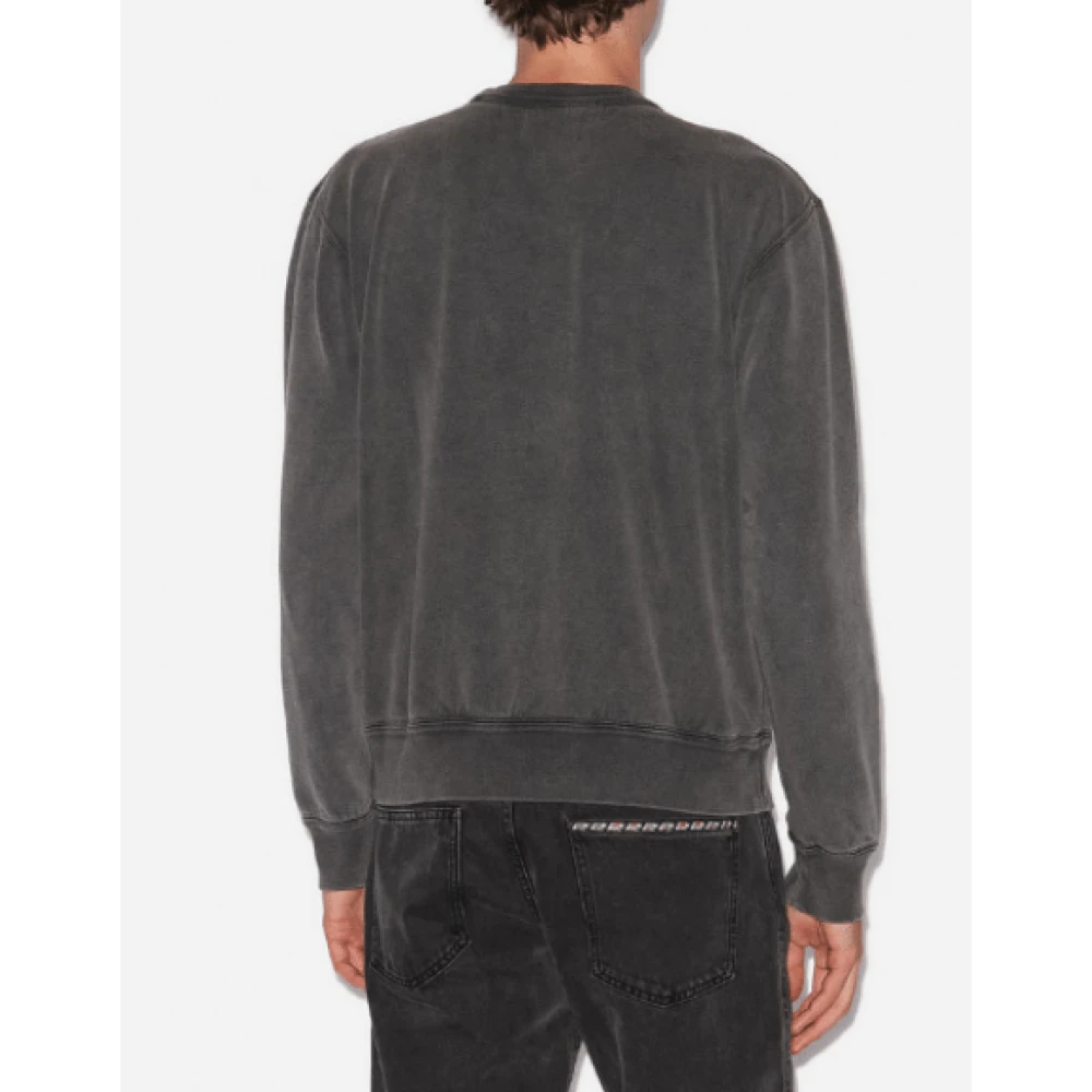 Isabel marant Katoenen Logo Sweatshirt Gray Heren