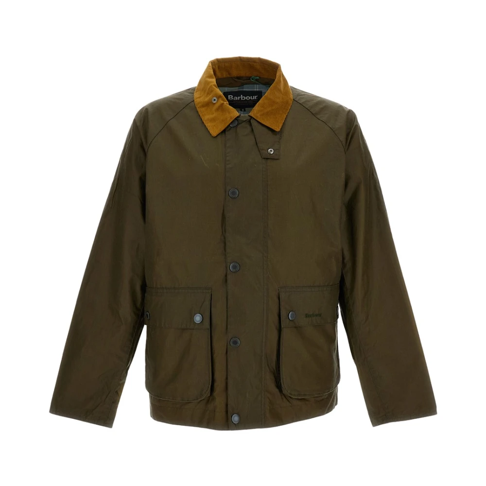 Barbour Men's Brown Light Jackets, L, Modern Bedale Wax Jacket