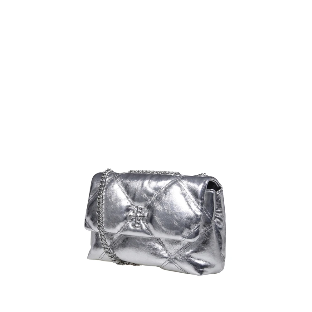 TORY BURCH Diamant Quilt Convertible Schoudertas Gray Dames