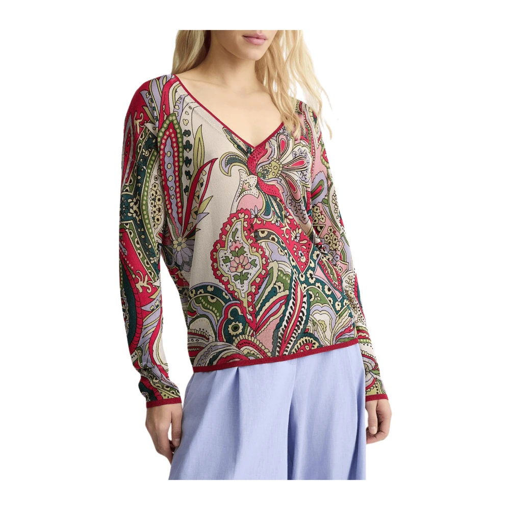 Liu Jo Kleurrijke Trui met Lange Mouwen Multicolor Dames