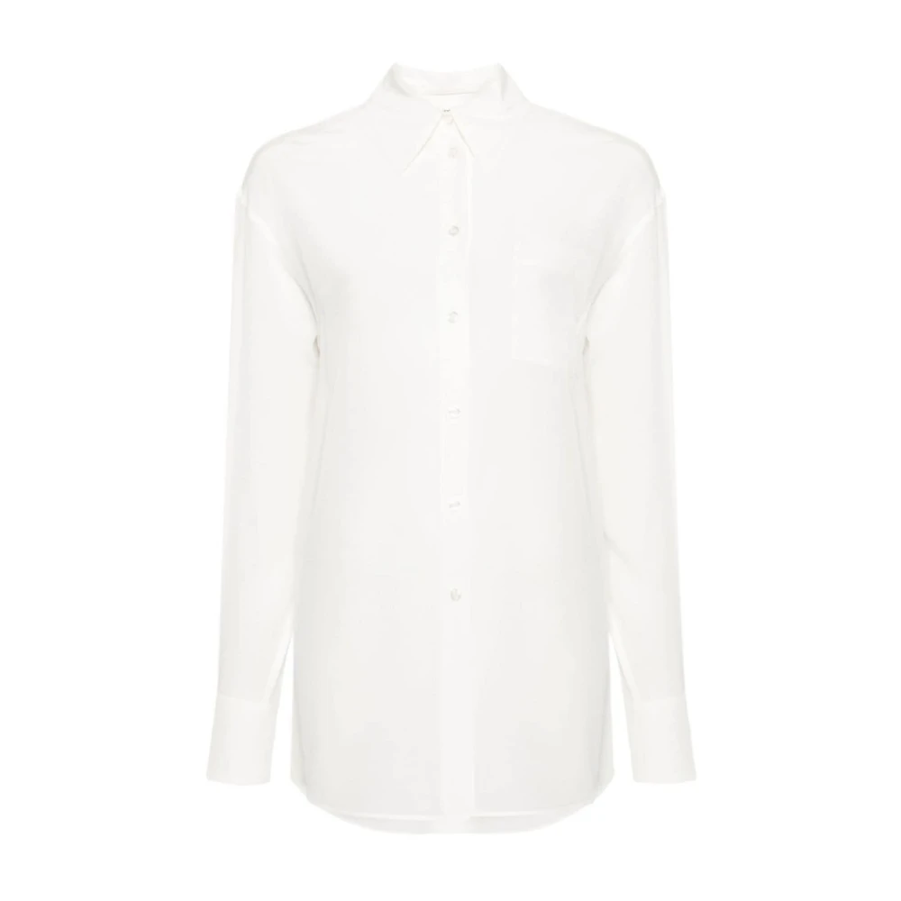 SPORTMAX Stijlvolle veelzijdige blouse voor vrouwen White Dames