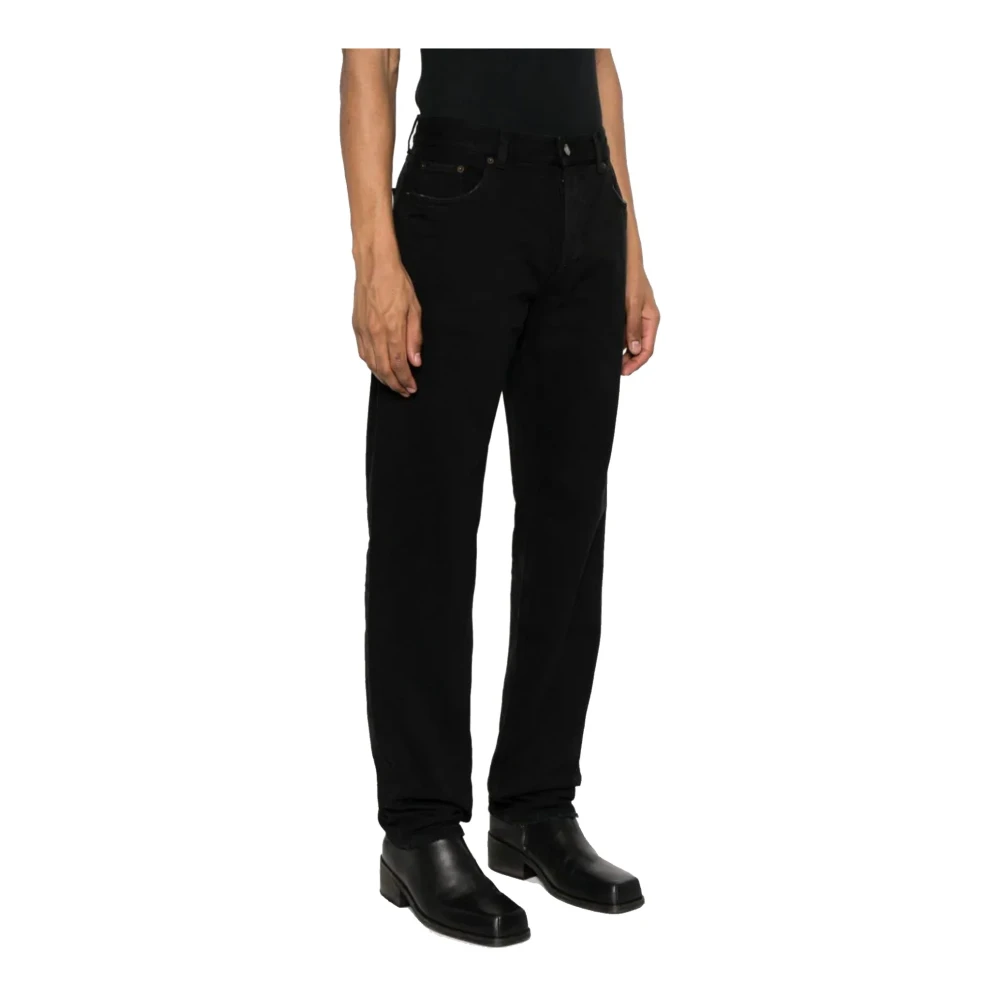 Saint Laurent Relaxed Straight Jeans Black Heren