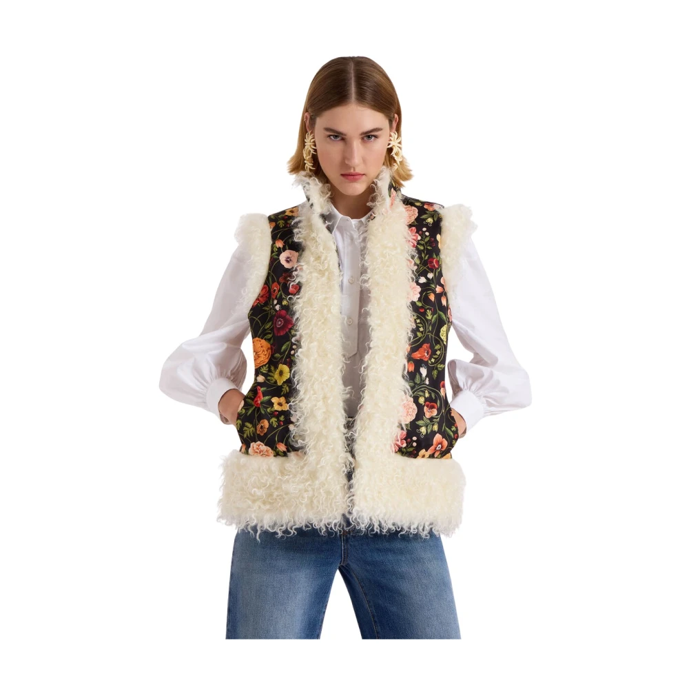 La DoubleJ Folk Jacket in Botticelli Print Multicolor Dames