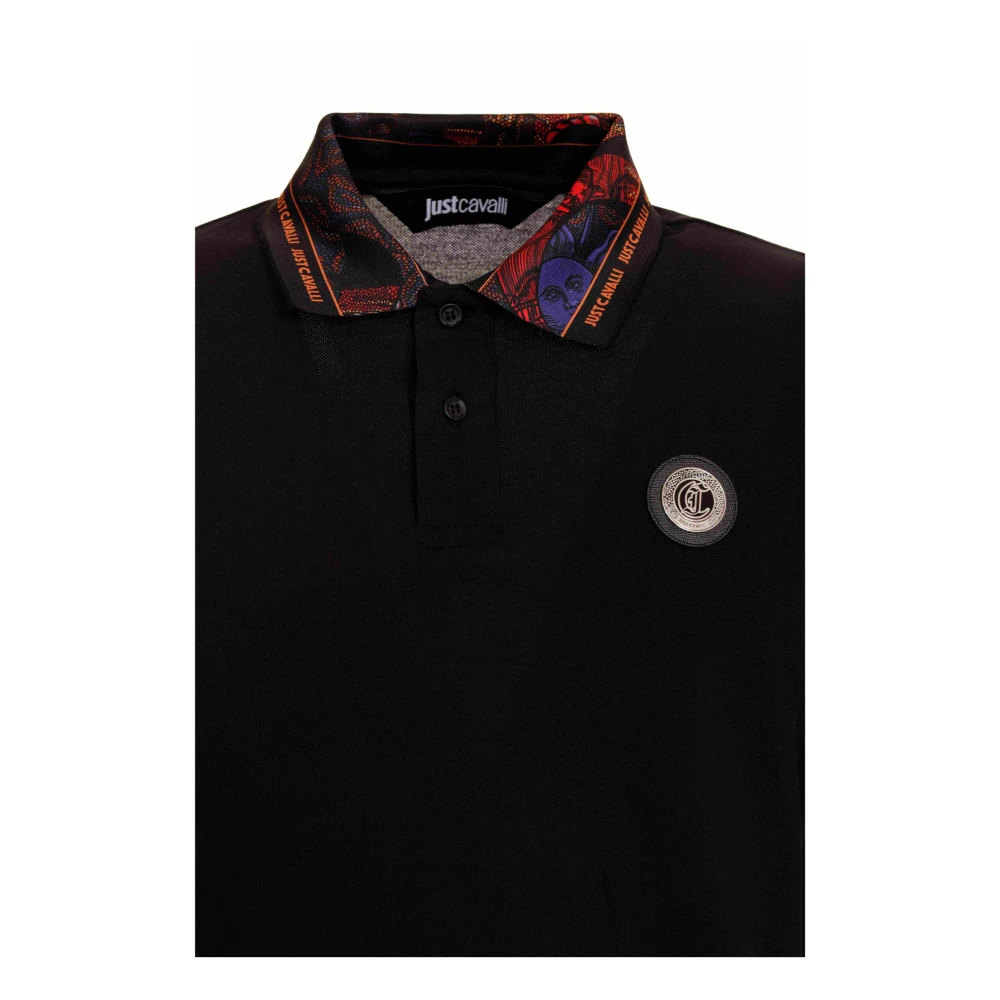 Just Cavalli T-shirts en Polos Black Heren