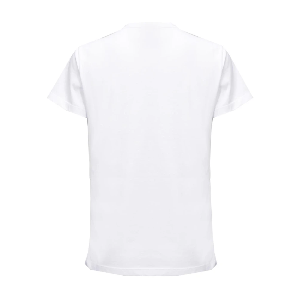 pinko Jersey T-Shirt in Tinto Capo Stijl White Dames