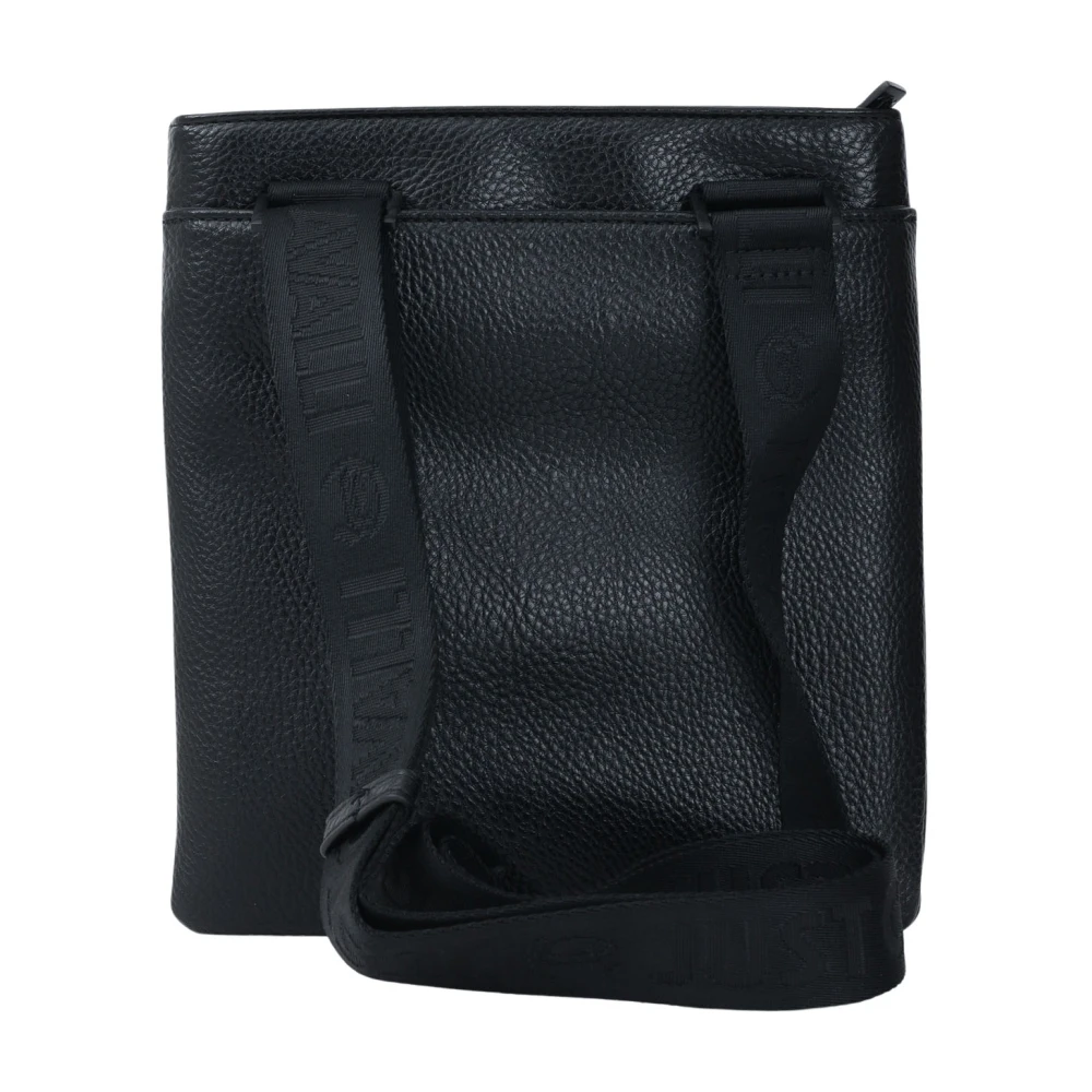 Just Cavalli Compacte moderne zwarte schoudertas Black Heren