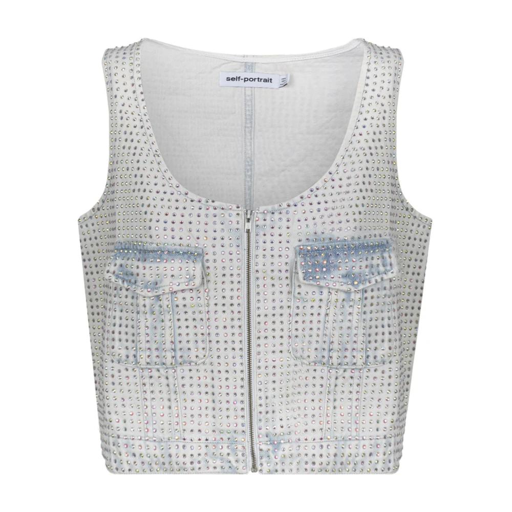 Tops > Sleeveless Tops - - Self Portrait - Modalova