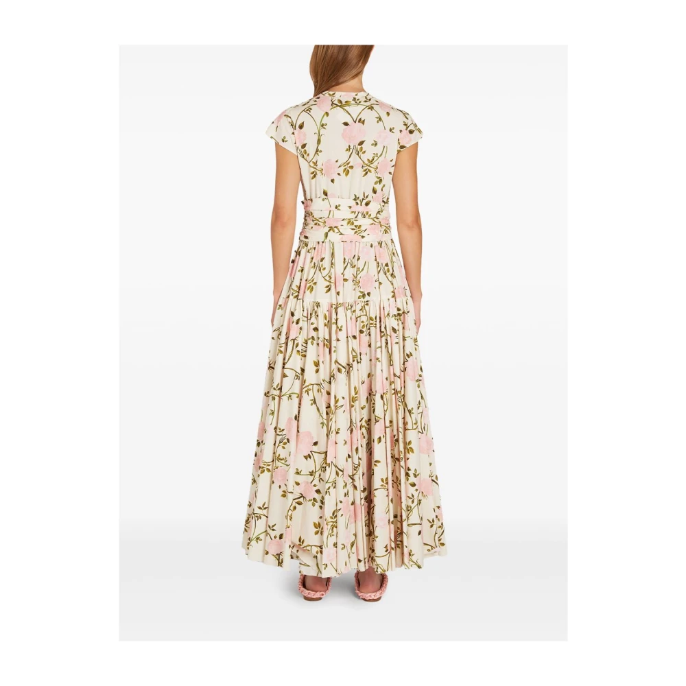 Giambattista Valli Rosier Poplin Bedrukte Jurk Multicolor Dames