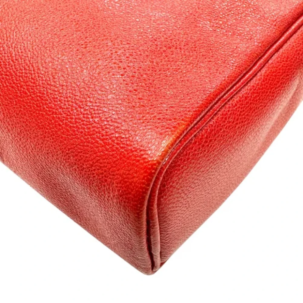 Hermès Vintage Pre-owned Fabric shoulder-bags Red Dames