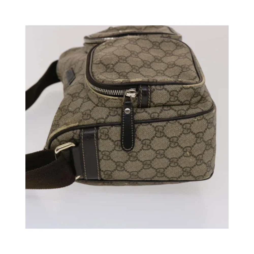 Gucci Vintage Pre-owned Leather gucci-bags Beige Dames