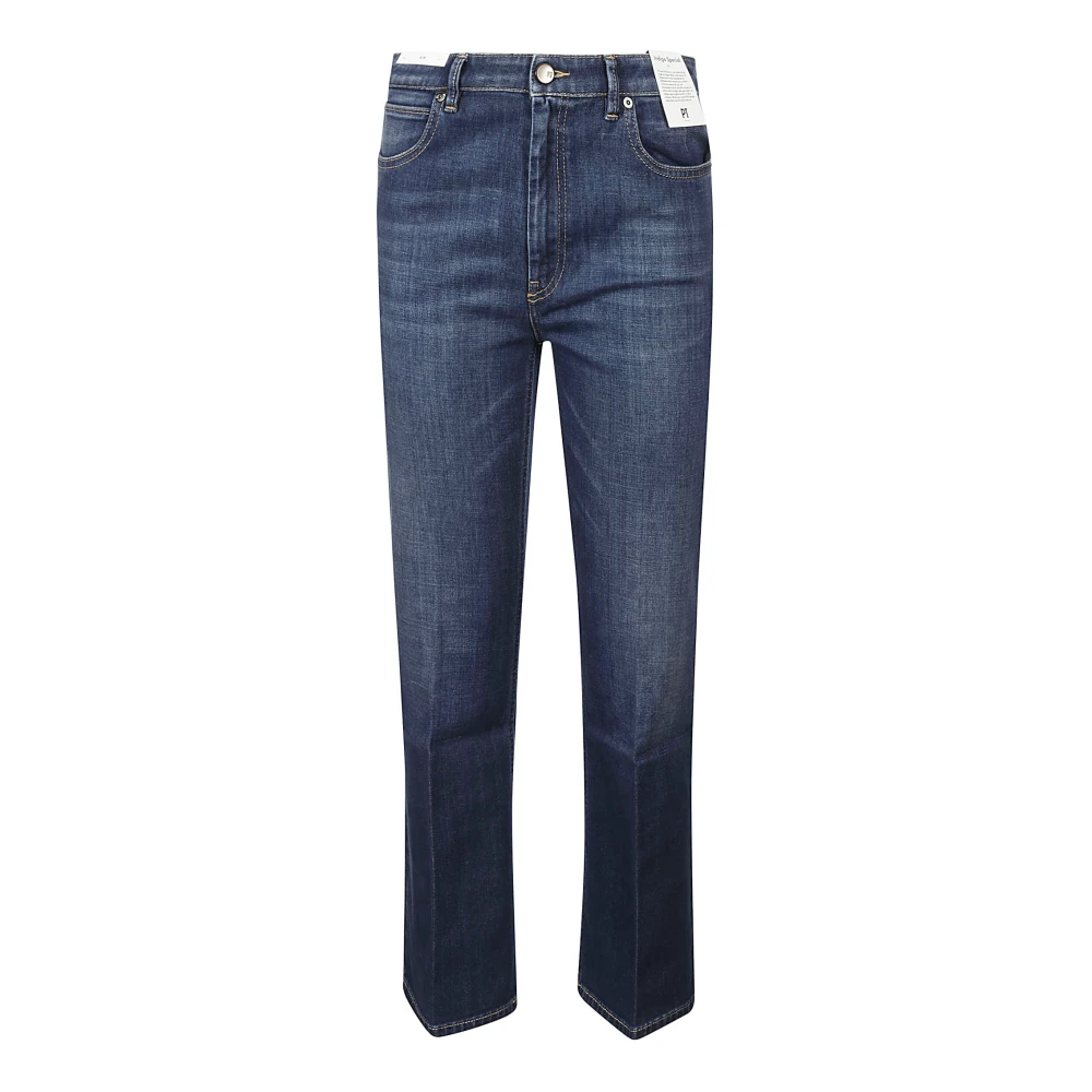 PT Torino Stretch Stof Hoge Taille Jeans Blue Dames