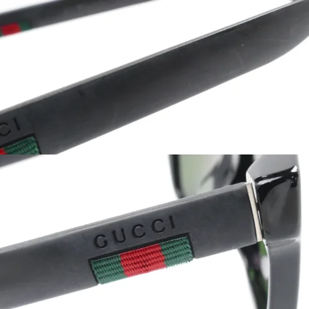 Gucci Vintage Pre-owned Plastic sunglasses Black Dames