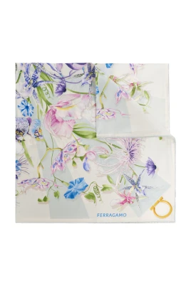 Gaia Print Silk Scarf