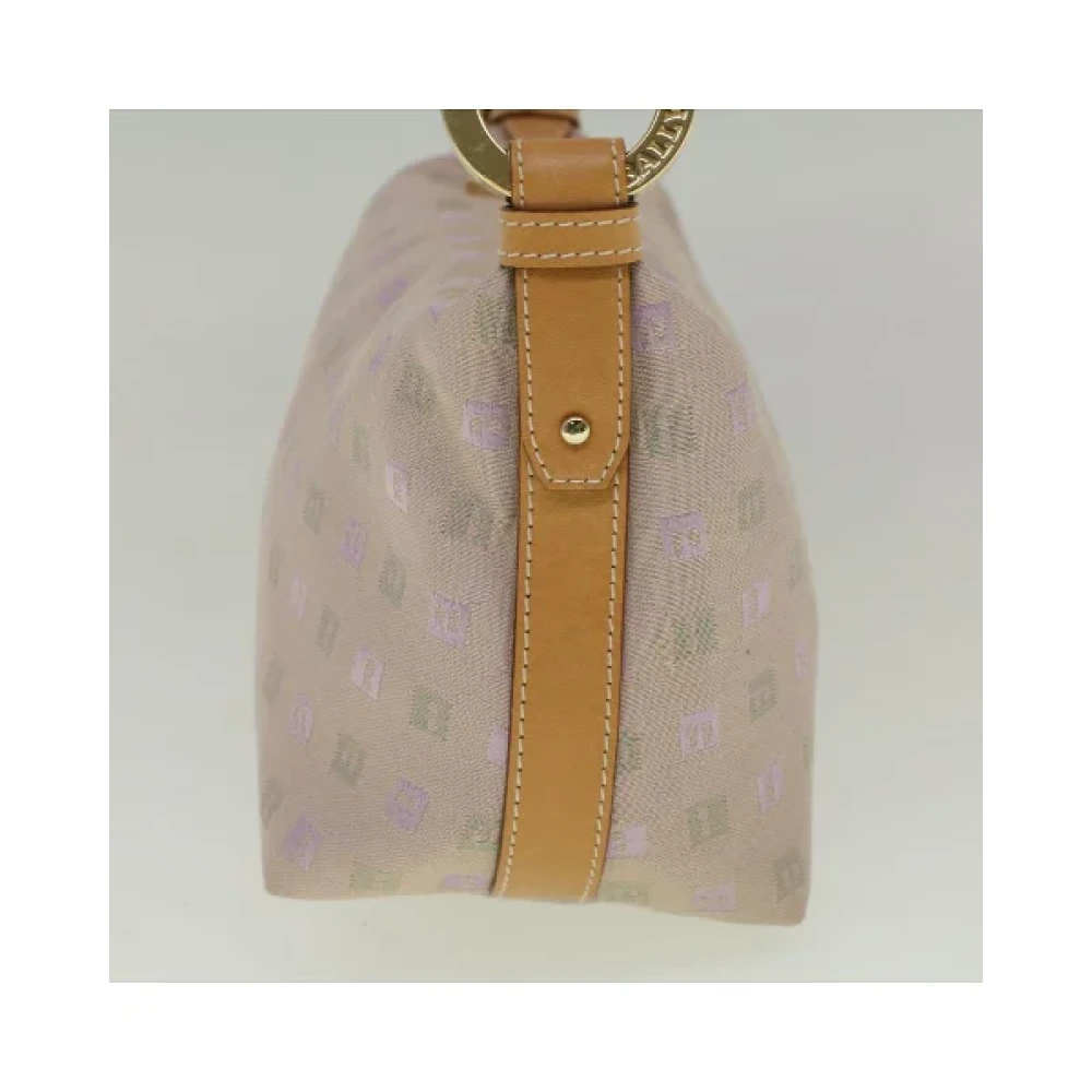 Bally Pre-owned Canvas shoulder-bags Pink Dames