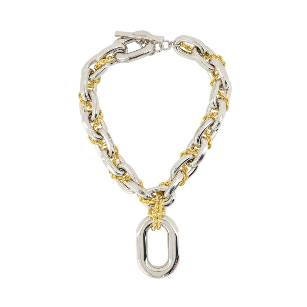 Rabanne Women's Gray Aluminum Necklace In Silver/Gold - Necklaces - One Size - Accessories