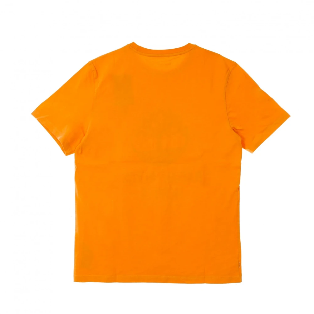 Timberland Dark Cheddar Front Tee Streetwear Collectie Orange Heren