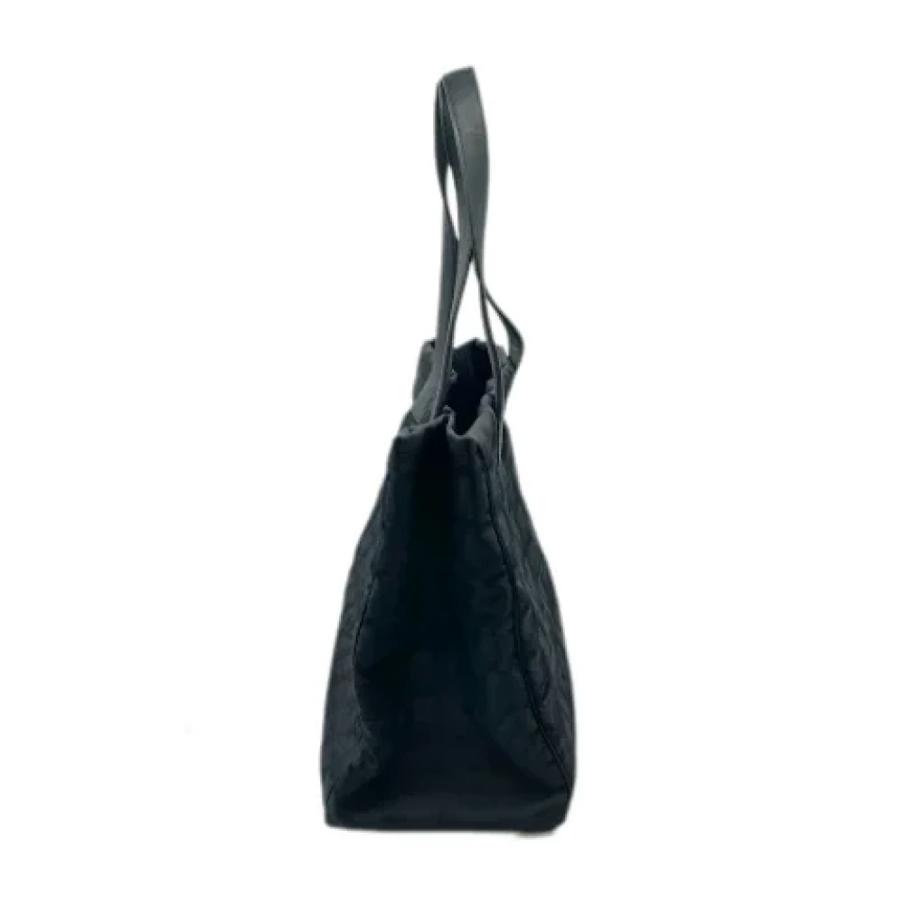 Chanel Vintage Pre-owned Nylon chanel-bags Black Dames