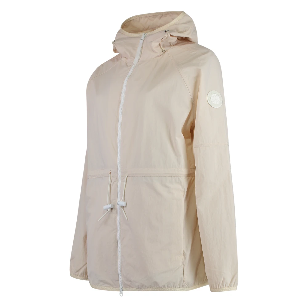 Canada Goose Technische Windbreaker met Logopatch Beige Dames